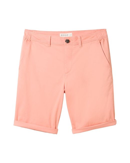 Tom Tailor Shorts in Pink für Herren