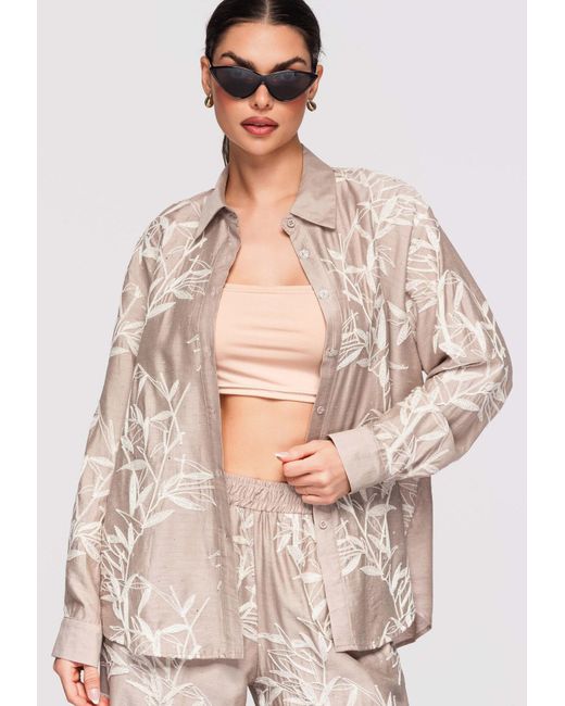 Ombre Natural Bluse