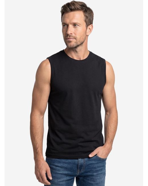 RAGMAN Unterhemd Basic in Black für Herren