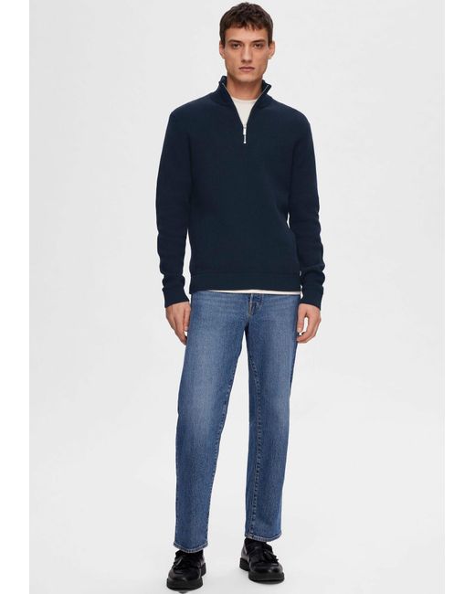 SELECTED Pullover Slhdane in Blue für Herren