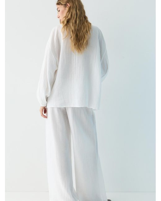 Pull&Bear White Bluse