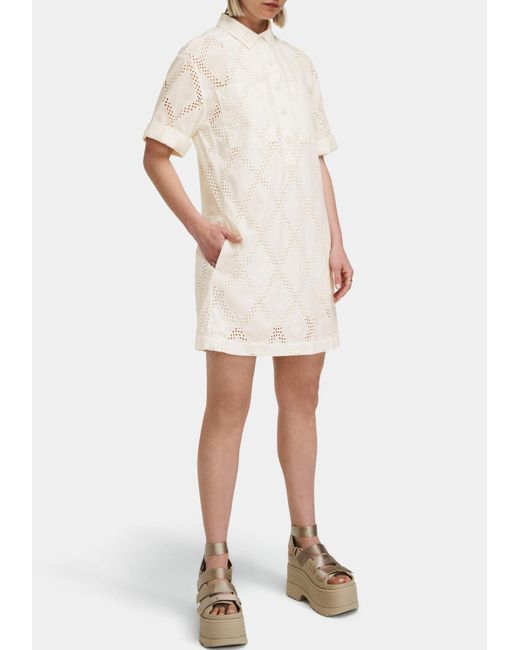 Ugg White Blusenkleid