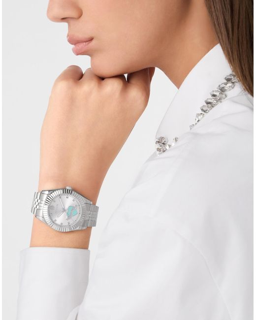 Philipp Plein Gray Plein Valentine Damen Uhr Pw2Ba1125