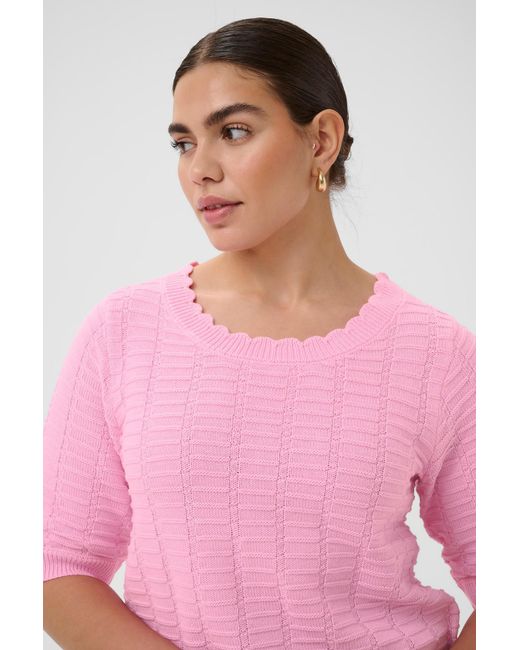 Kaffe Pink Pullover Lotia
