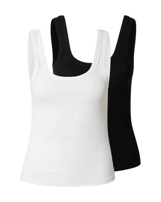 Monki Black Top