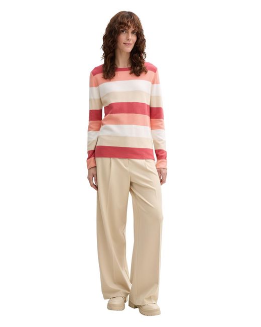 Tom Tailor Pink Pullover
