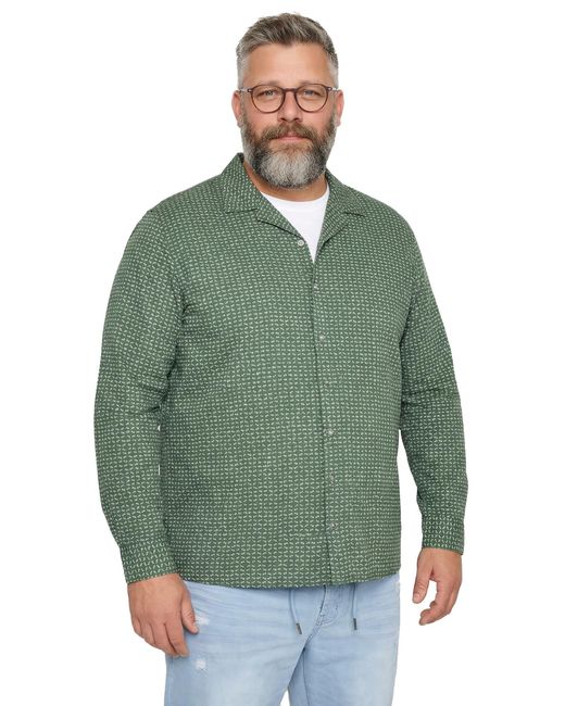 Men Plus Hemd in Green für Herren
