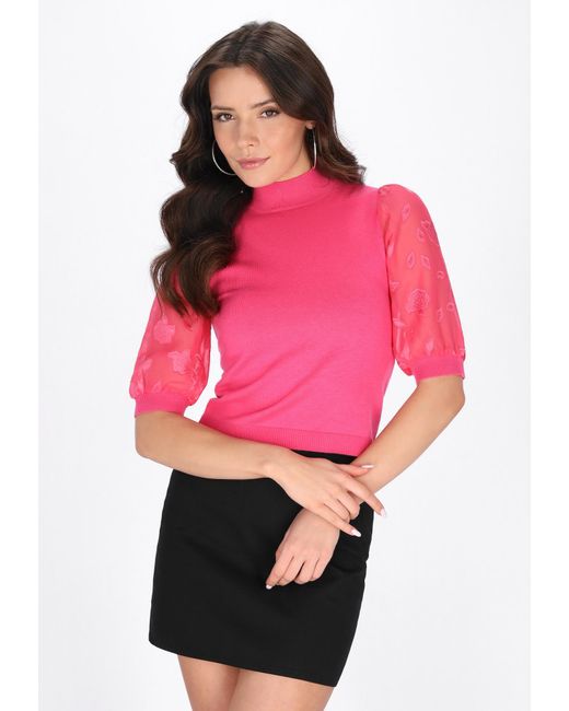 faina Pink Pullover Festive