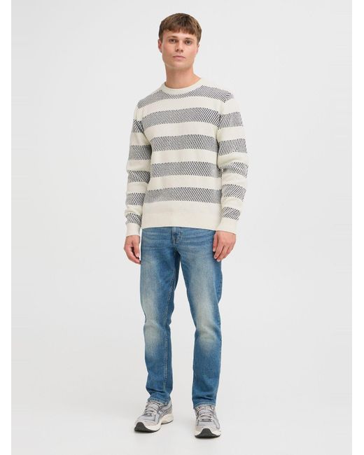 INDICODE Pullover Telly in White für Herren