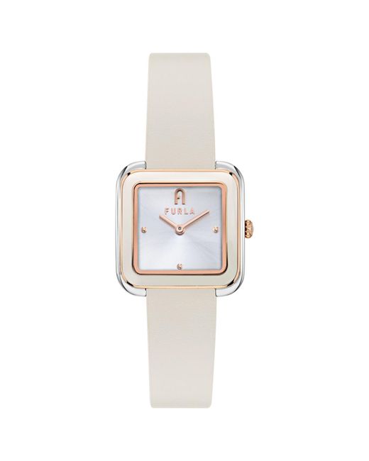 Furla White Analoguhr