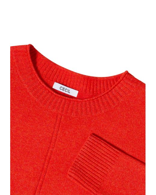 Cecil Red Pullover