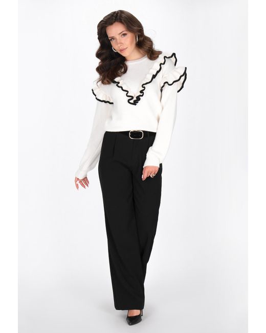 faina White Pullover