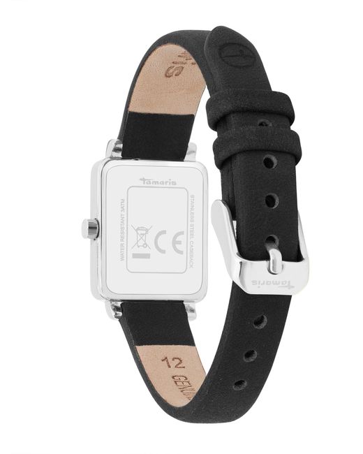 Tamaris Black Analoguhr Tiny