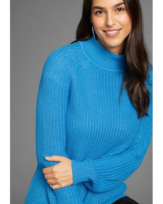 Laura Scott Blue Pullover