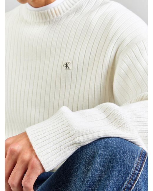 Calvin Klein Pullover in White für Herren
