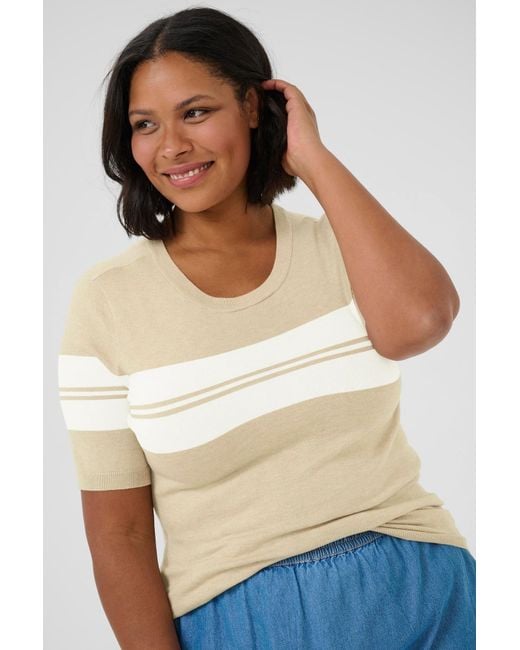 Kaffe White Pullover Kclizzy