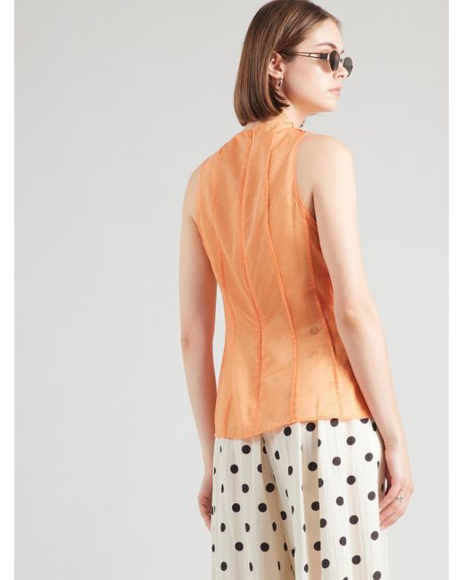 TOPSHOP Orange Top Simone