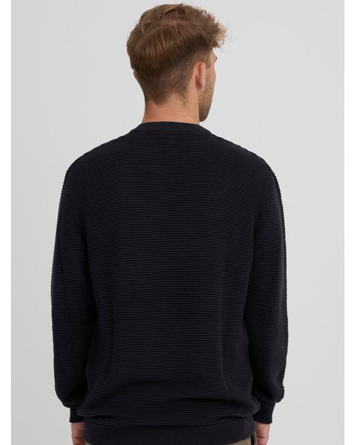 Solid Pullover Valencia in Blue für Herren