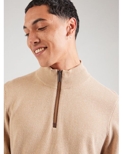 Bugatti Pullover in Natural für Herren