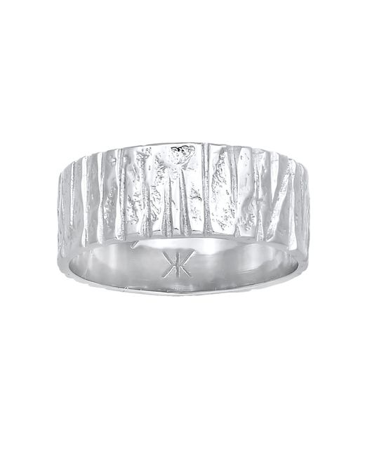 Kuzzoi Ring in Metallic für Herren