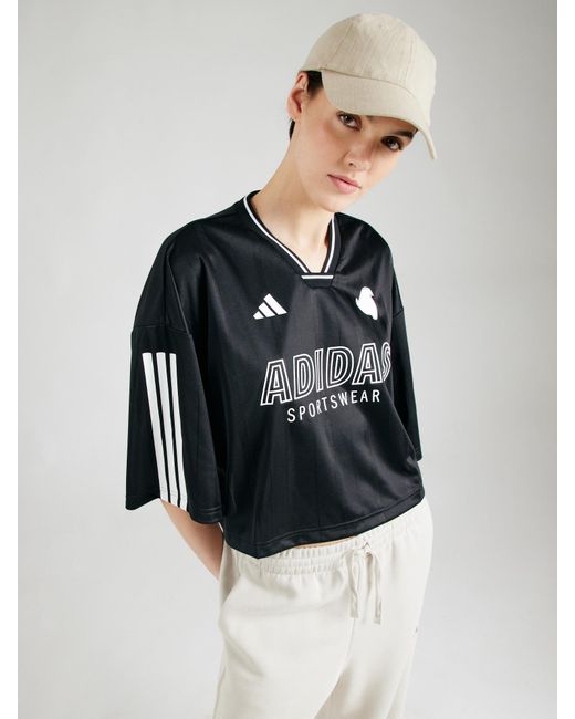 Adidas Black Funktionsshirt 'Tiro'