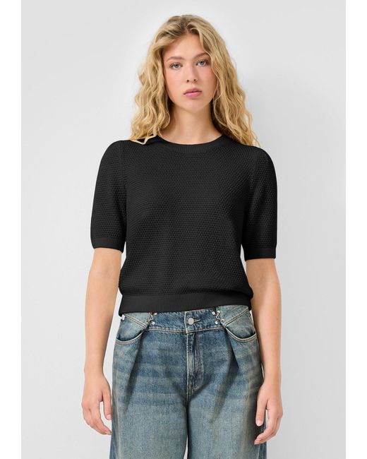 QS Black Strickpullover