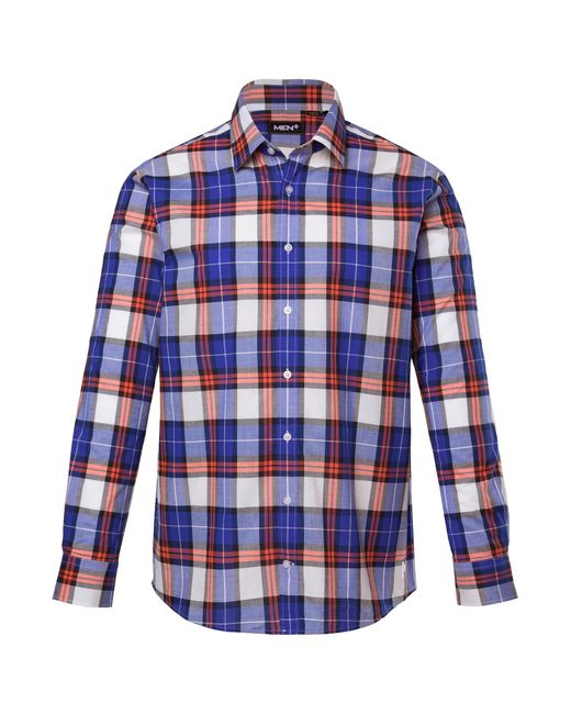 Men Plus Hemd in Blue für Herren