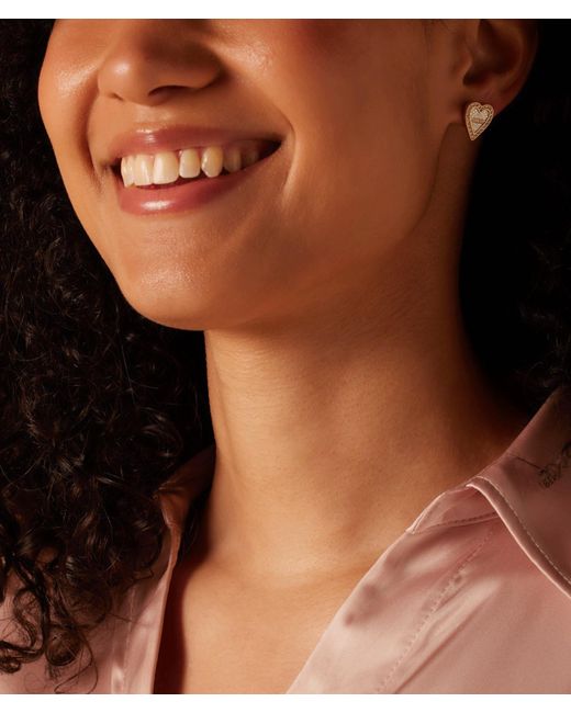 Guess White Ohrringe Birthflower