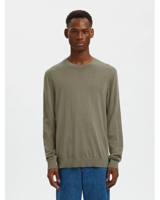 SELECTED Pullover Slhtray in Green für Herren