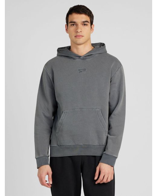 Reebok Sportsweatshirt in Gray für Herren