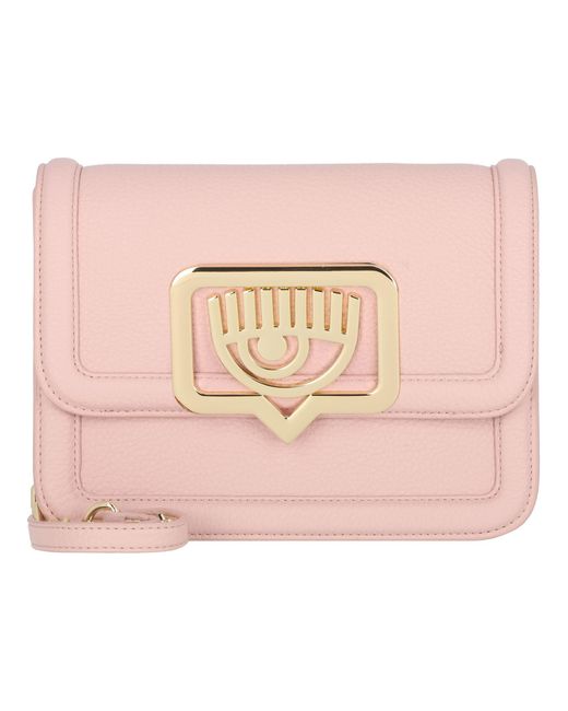 Chiara Ferragni Pink Umhängetasche Eyelike