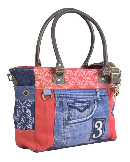 Sunsa Blue Handtasche