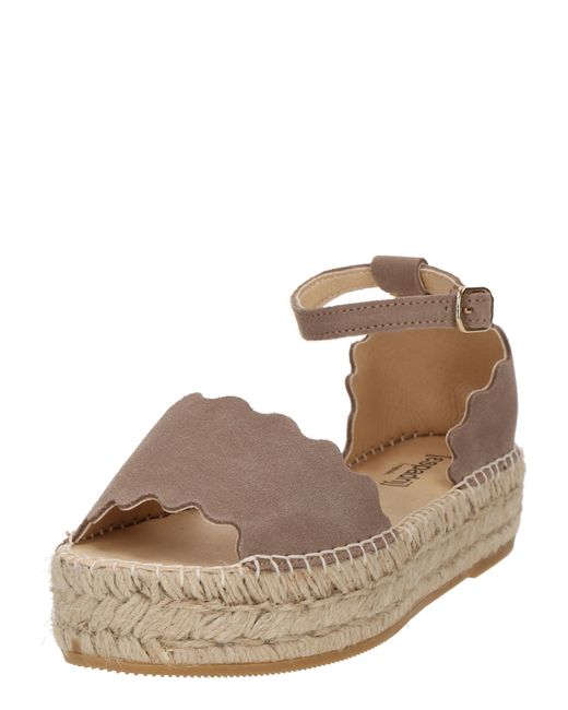 Espadrij l ́originale Brown Sandale 'Lyon'