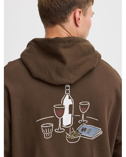 Solid Pullover in Brown für Herren