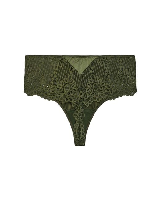 Devoted By Zizzi Green String