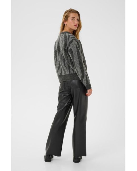 Kaffe Gray Kabitzy Pullover