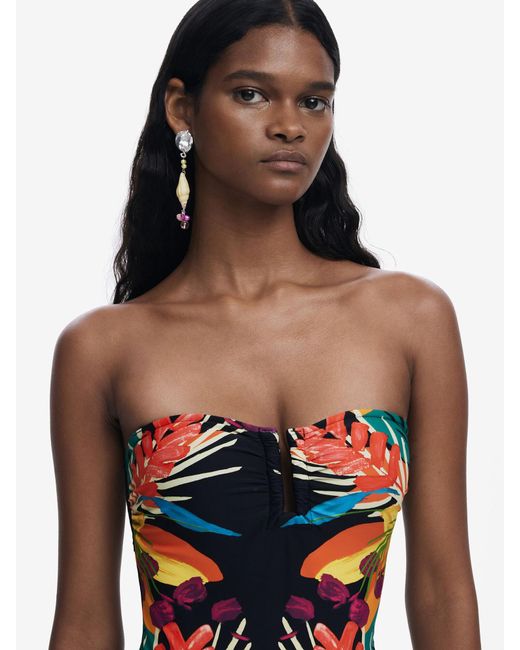 Desigual Red Badeanzug
