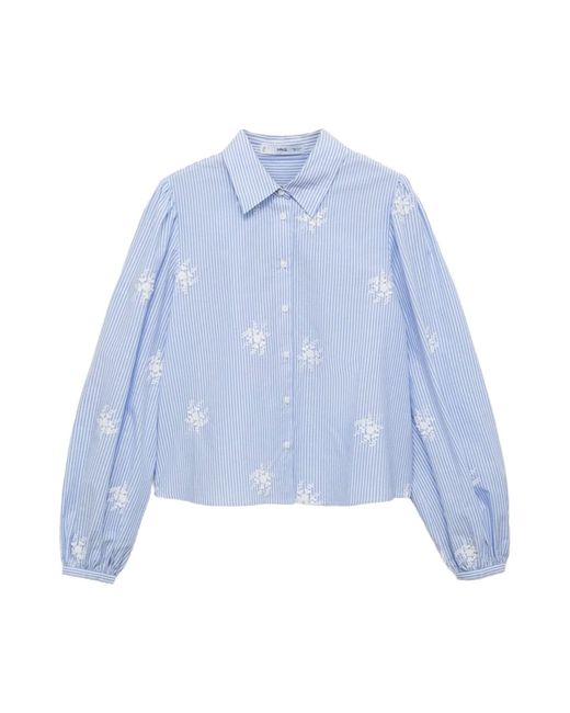 Mango Blue Bluse 'Paloma'