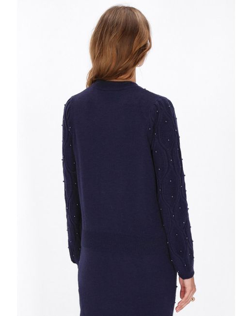 faina Blue Pullover