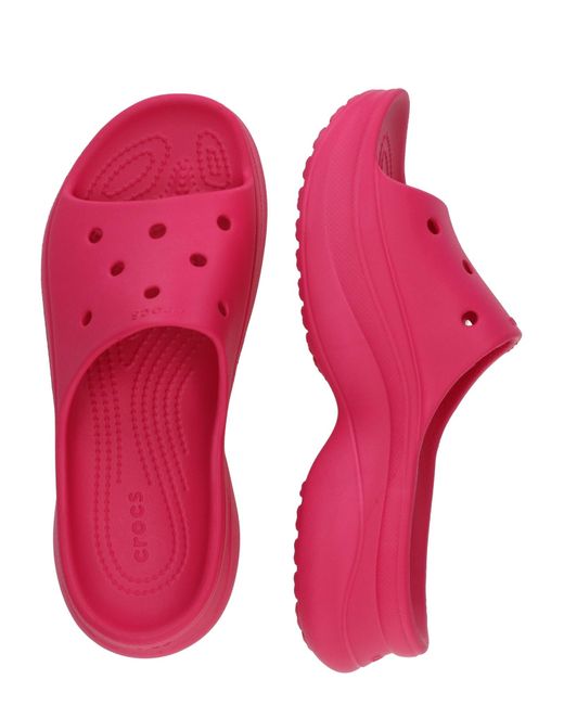 CROCSTM Pink Pantolette Bae