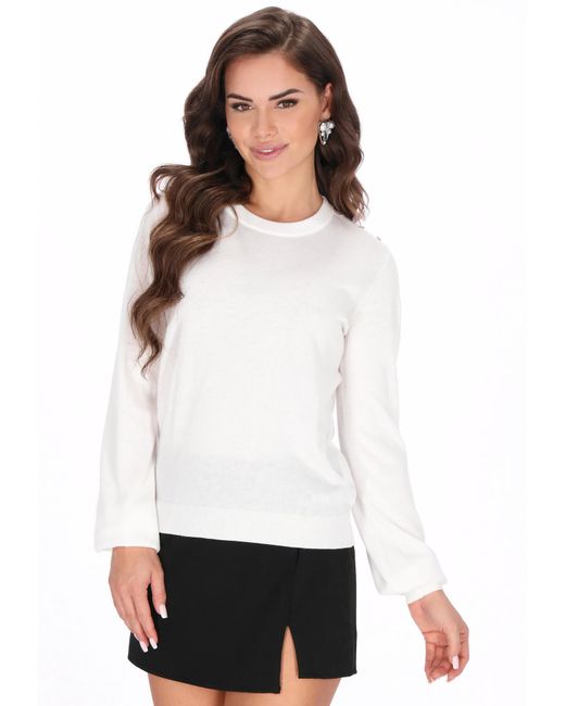 faina White Pullover