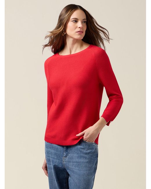 Oltre Red Pullover