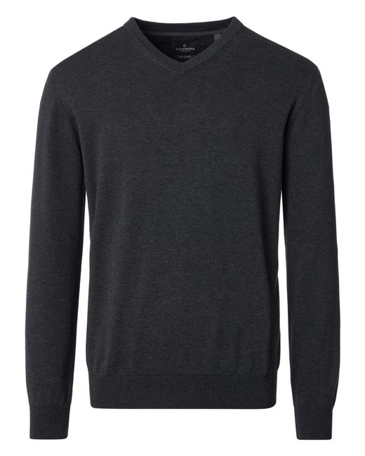 CASA MODA Pullover Basic in Black für Herren