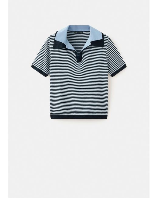 Mango Blue Pullover Cesar