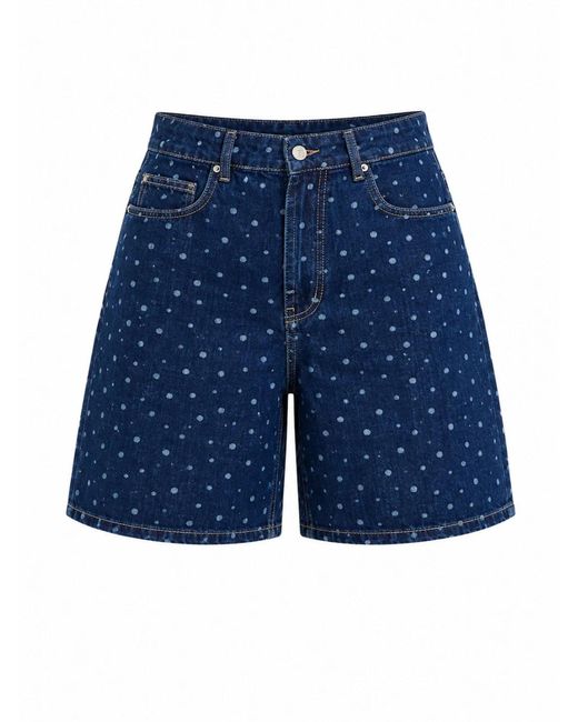 its basic Blue Its Basic Jeans Polka Mini Denim Short
