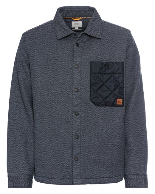 Camel Active Overshirt Aus Reiner Baumwolle in Blue für Herren