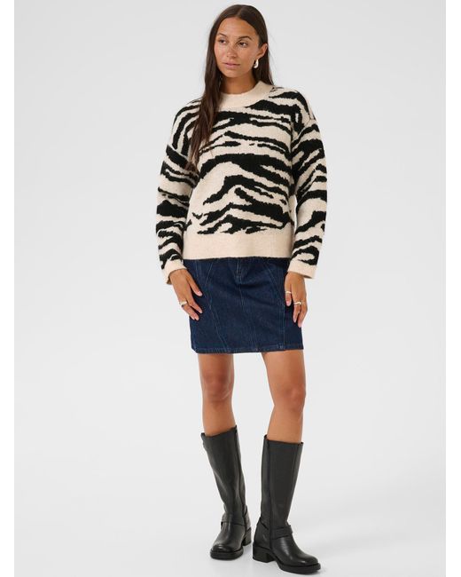 Kaffe Black Pullover Sandra