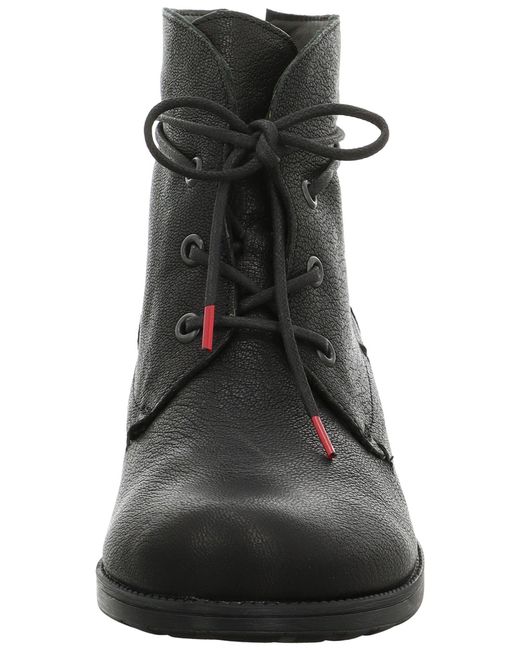 Think! Black Schnürstiefelette
