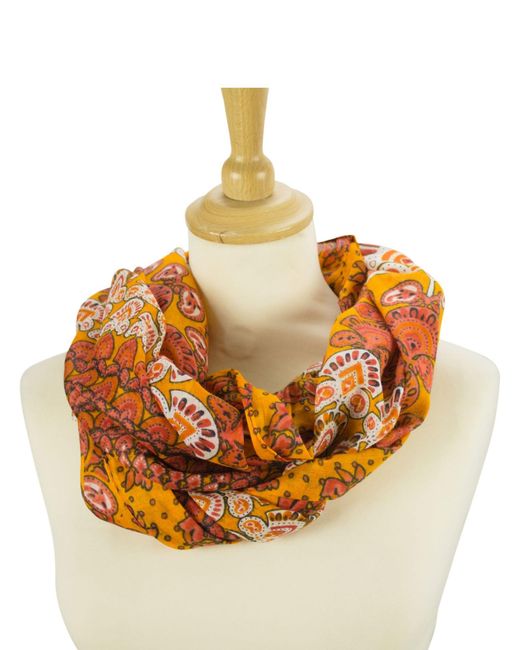 Sunsa Orange Schlauchschal