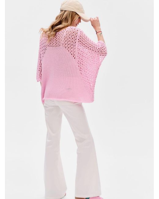 Blue Shadow Pink Pullover